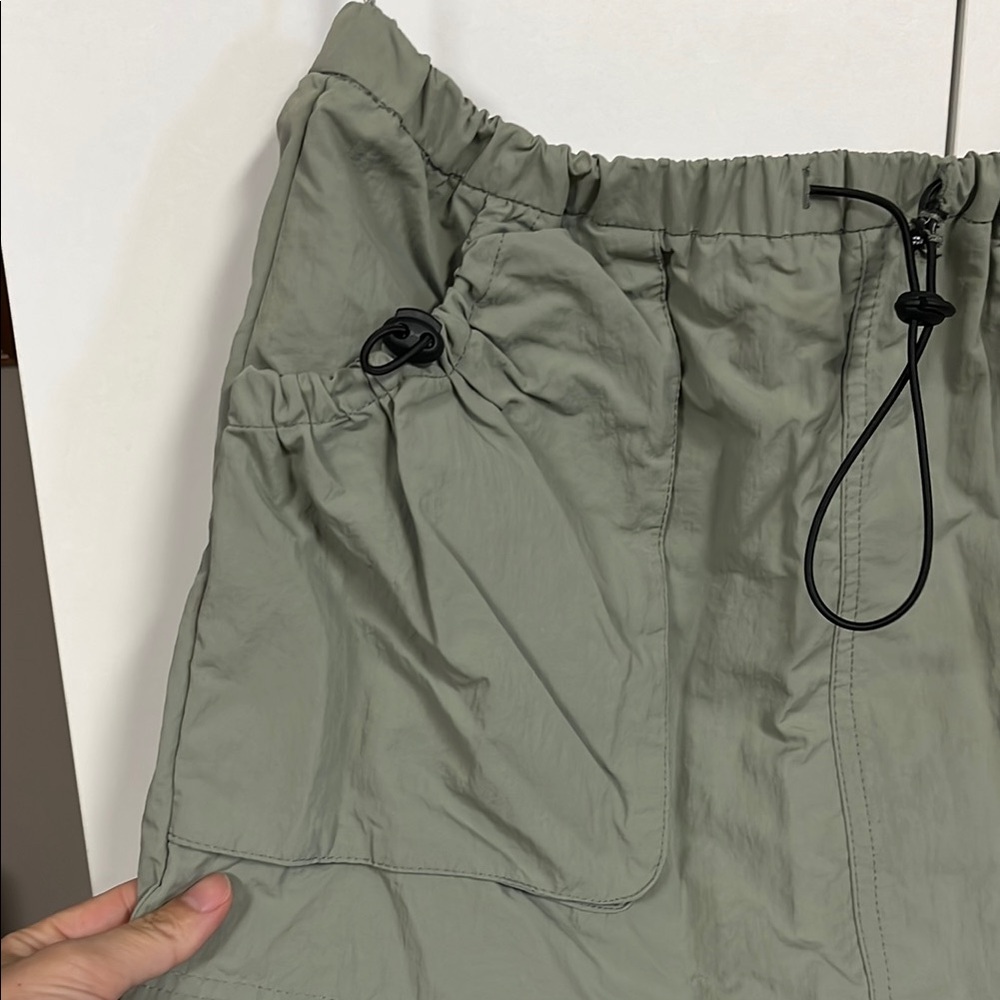 Zara Women's Gray Drawstring Skort - image 2